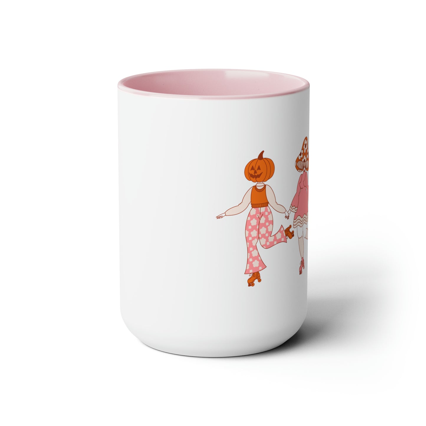 Pink Halloween Skaters Coffee Mug