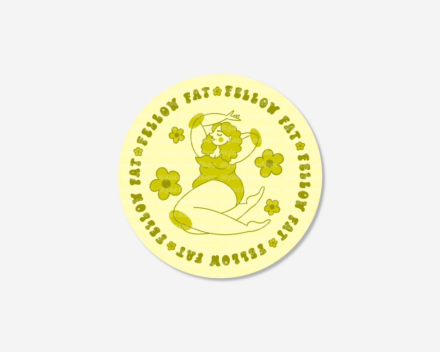 Fellow Fat Sticker