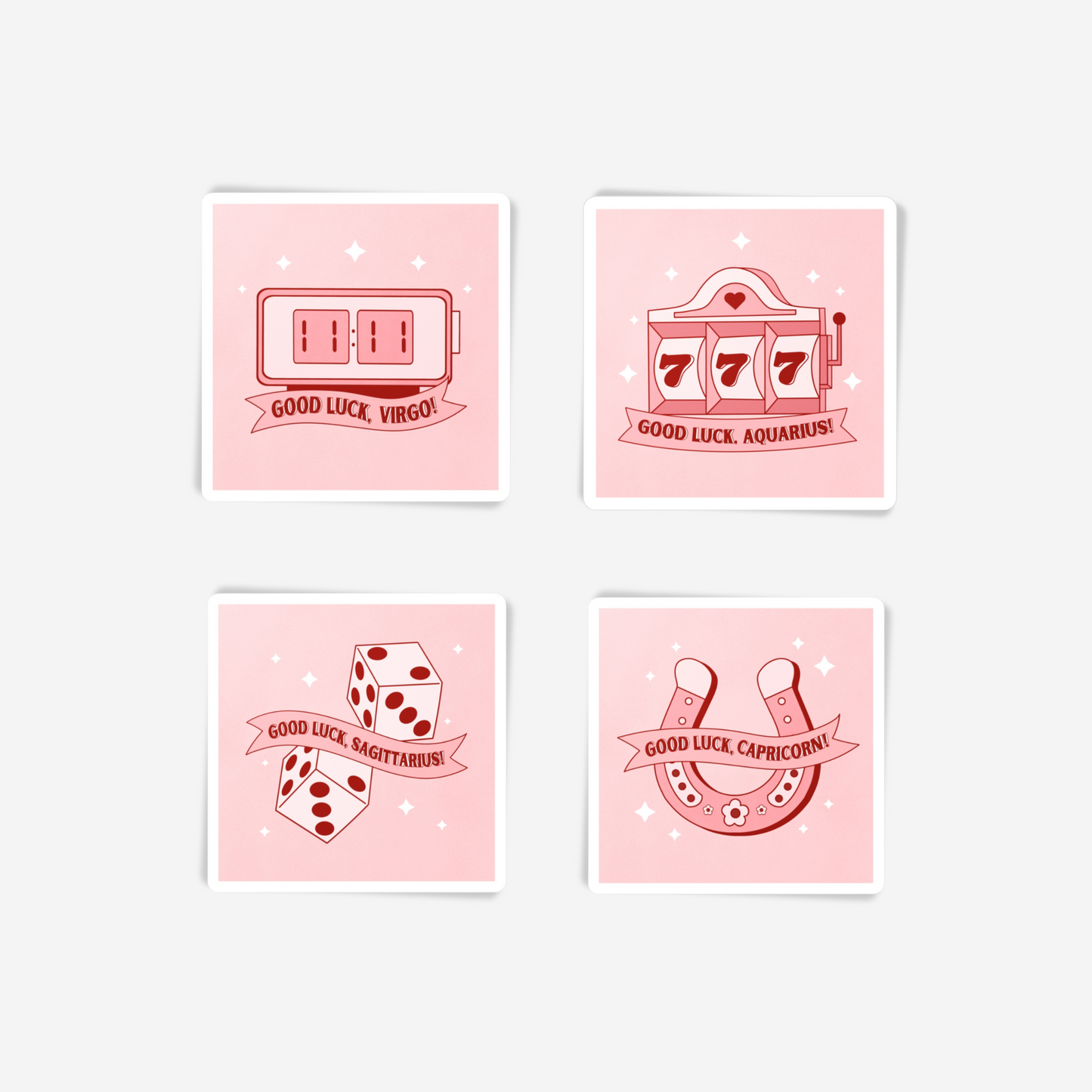 Good Luck, Babe! Zodiac Sticker