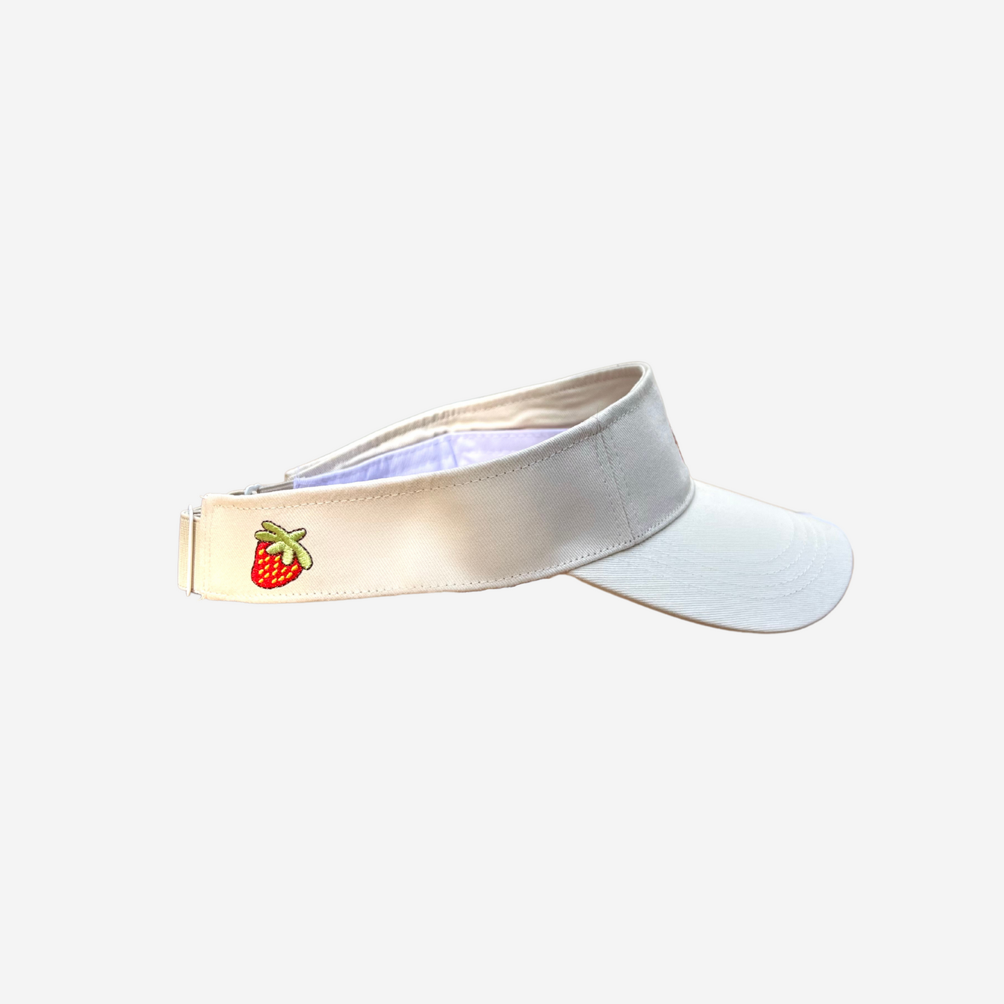 Strawberries and Cream Visor Hat
