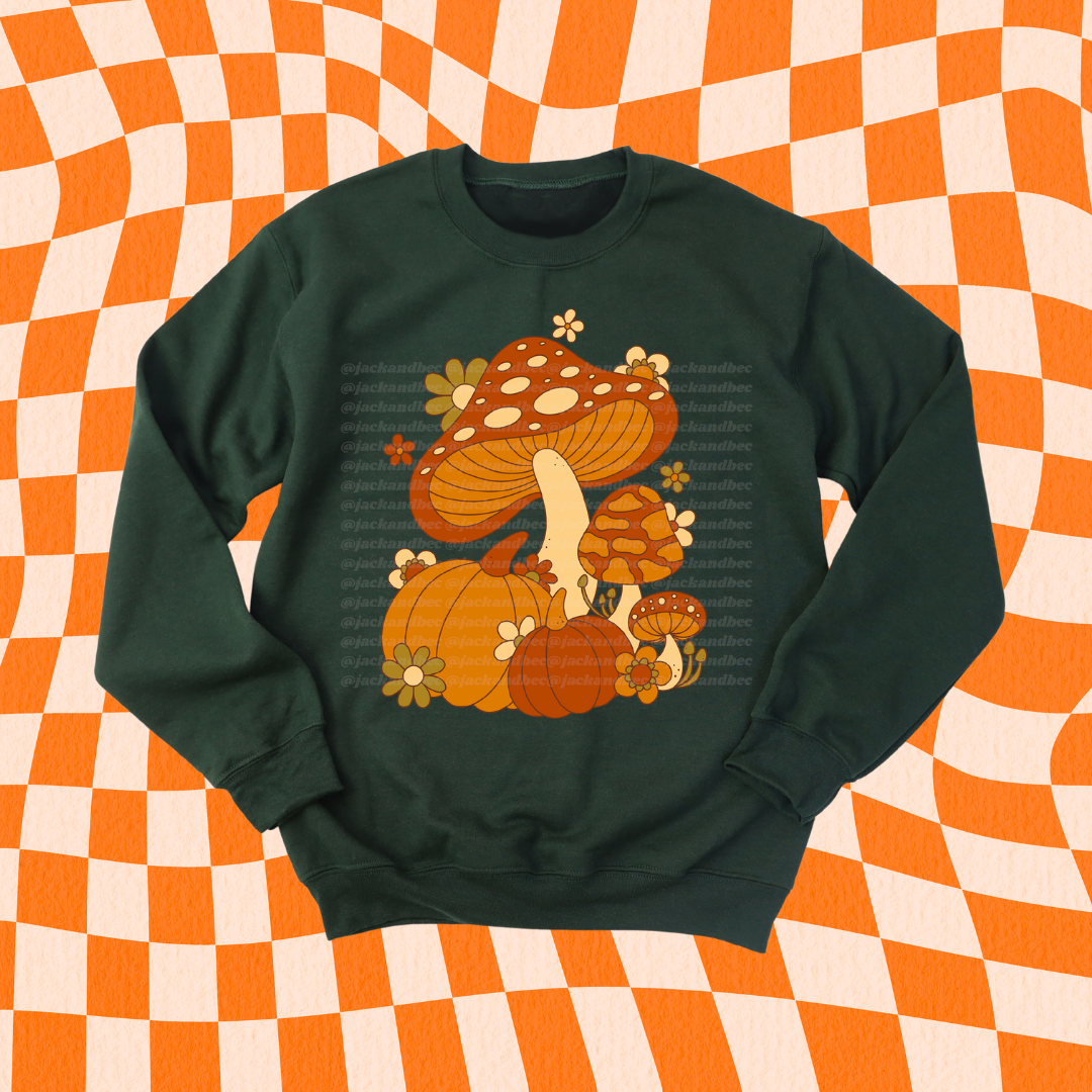 Mighty Mushrooms Vol 2 Crewneck Sweatshirt