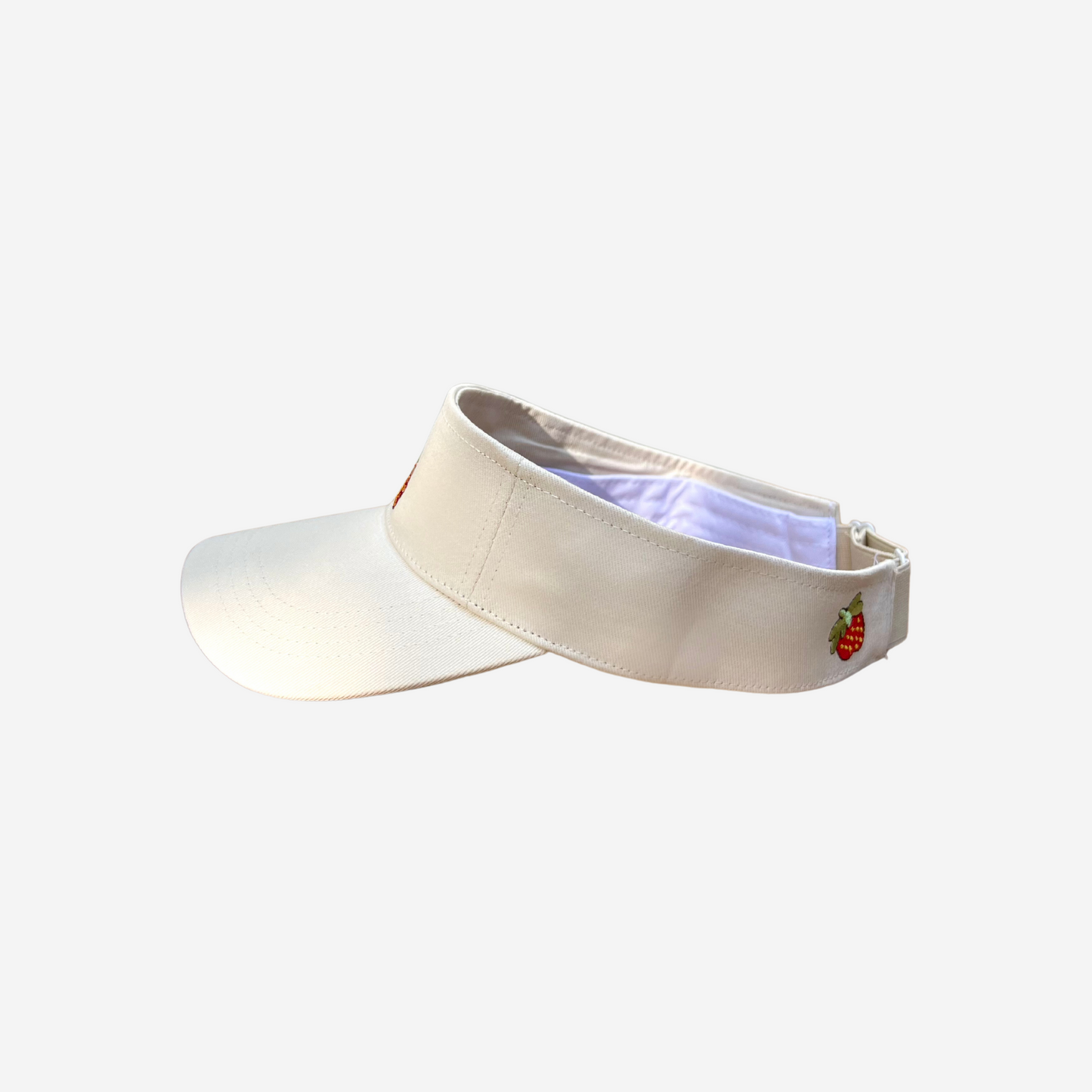 Strawberries and Cream Visor Hat