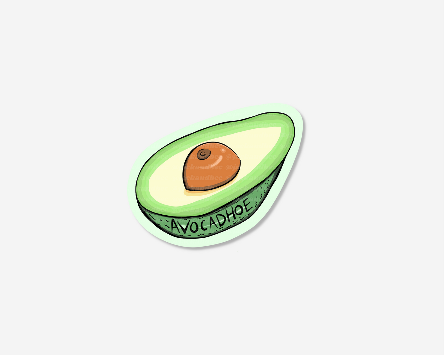 Avocadhoe Sticker
