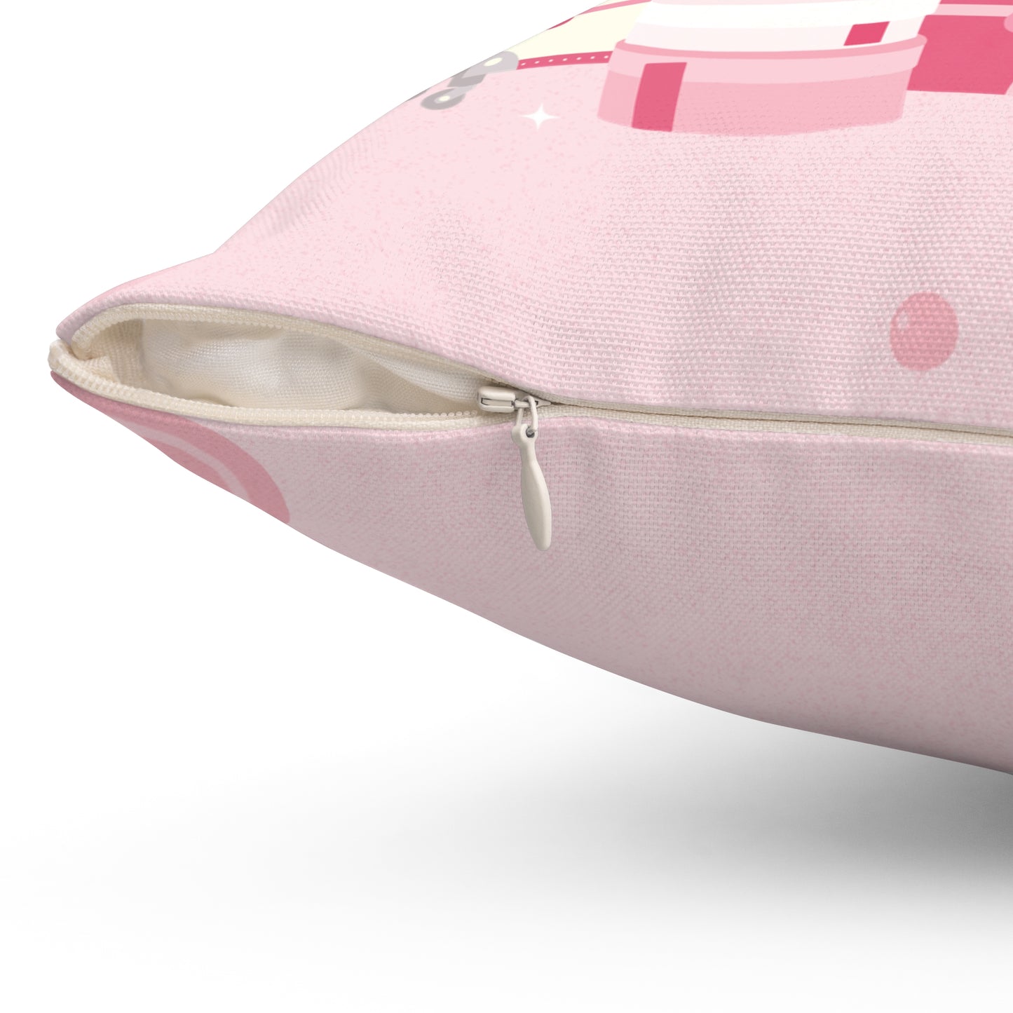 Pink Witch Square Pillow