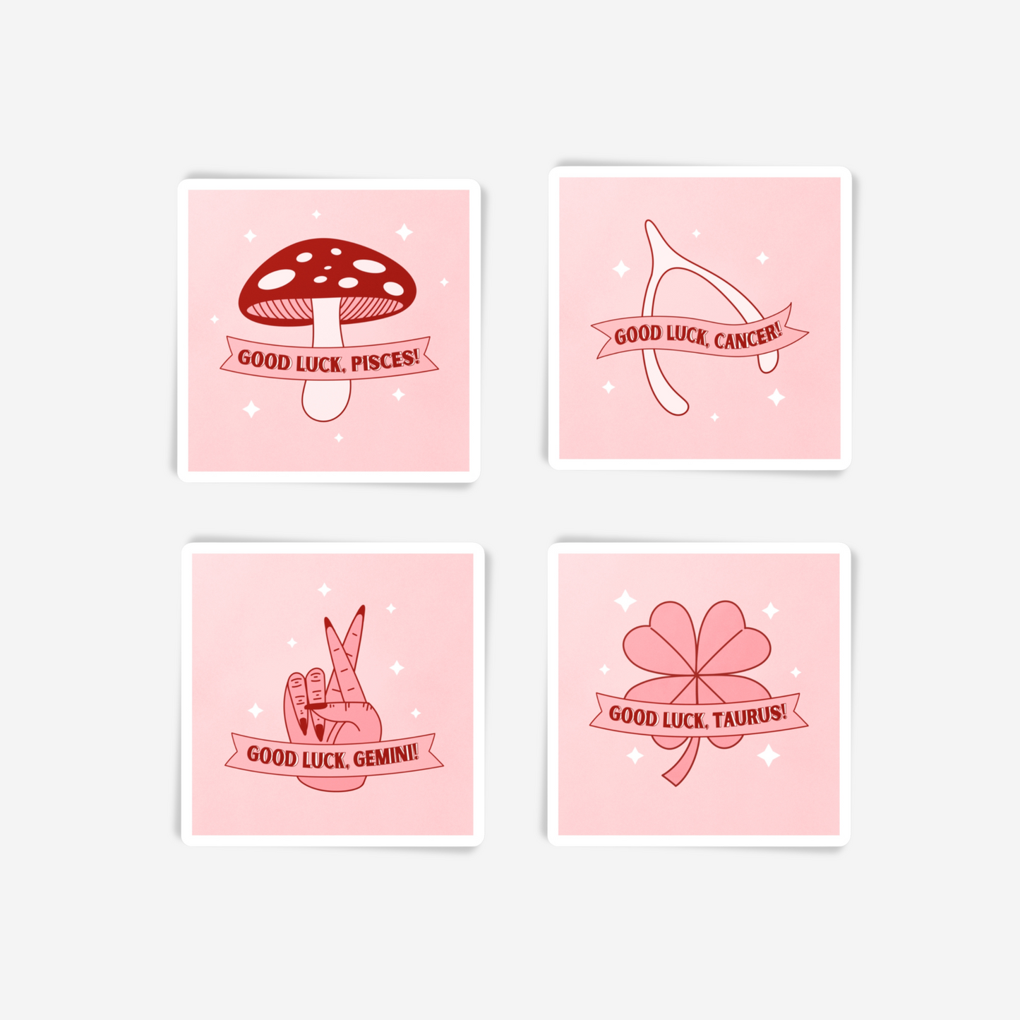 Good Luck, Babe! Zodiac Sticker