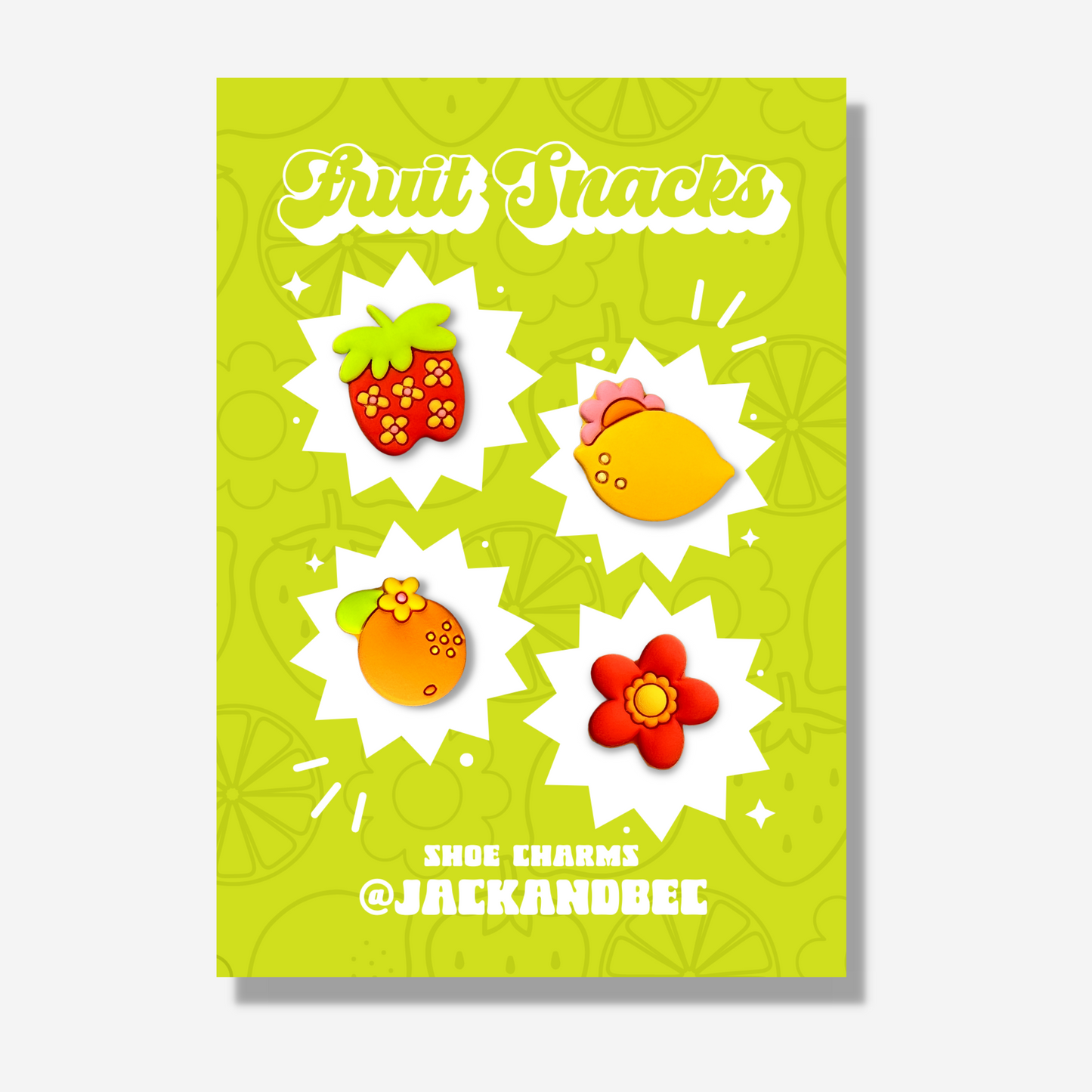 Fruit Snacks Shoe Charm Set