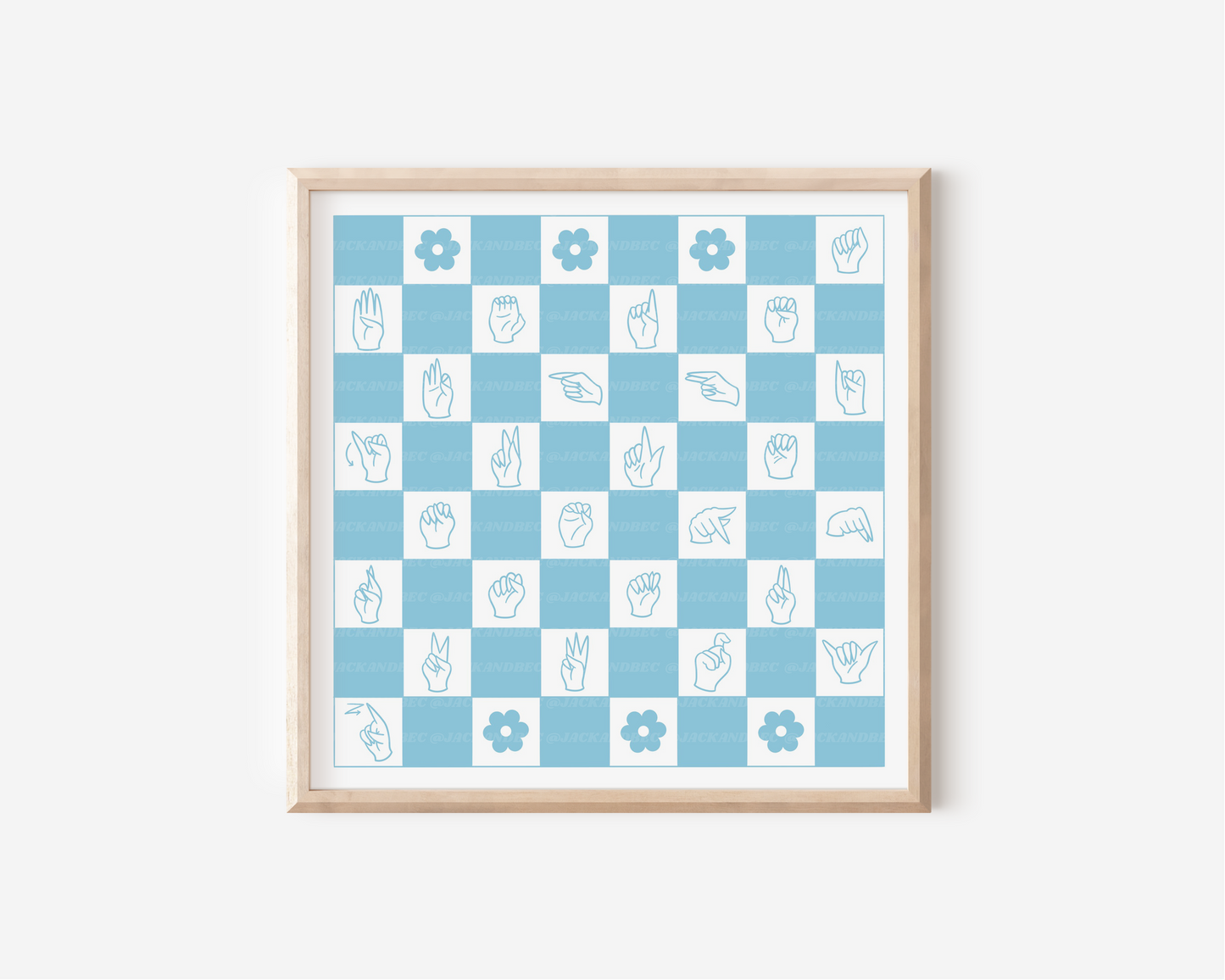 "ASL Alphabet" Print
