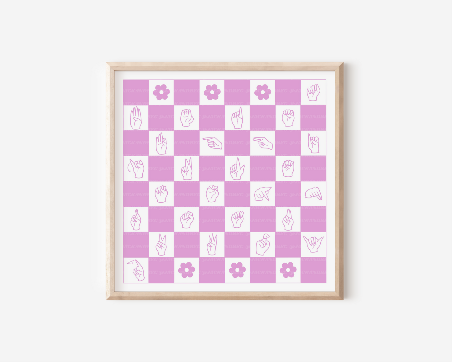 "ASL Alphabet" Print