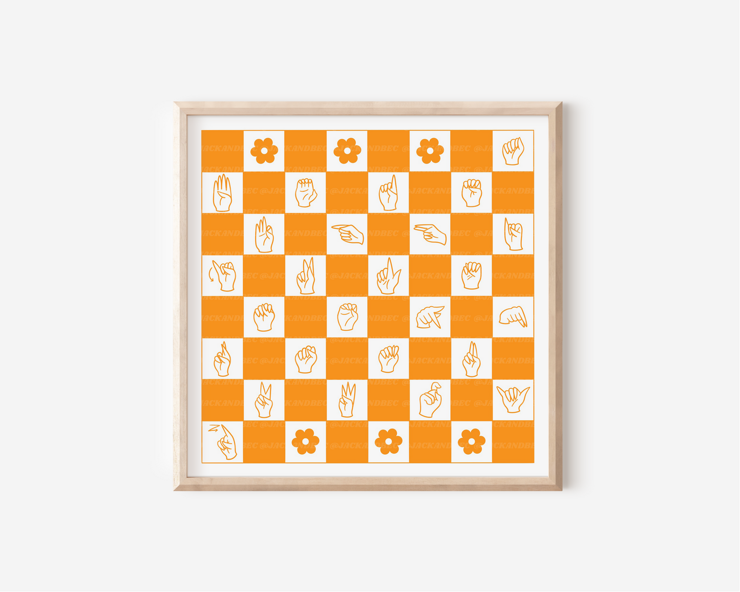 "ASL Alphabet" Print