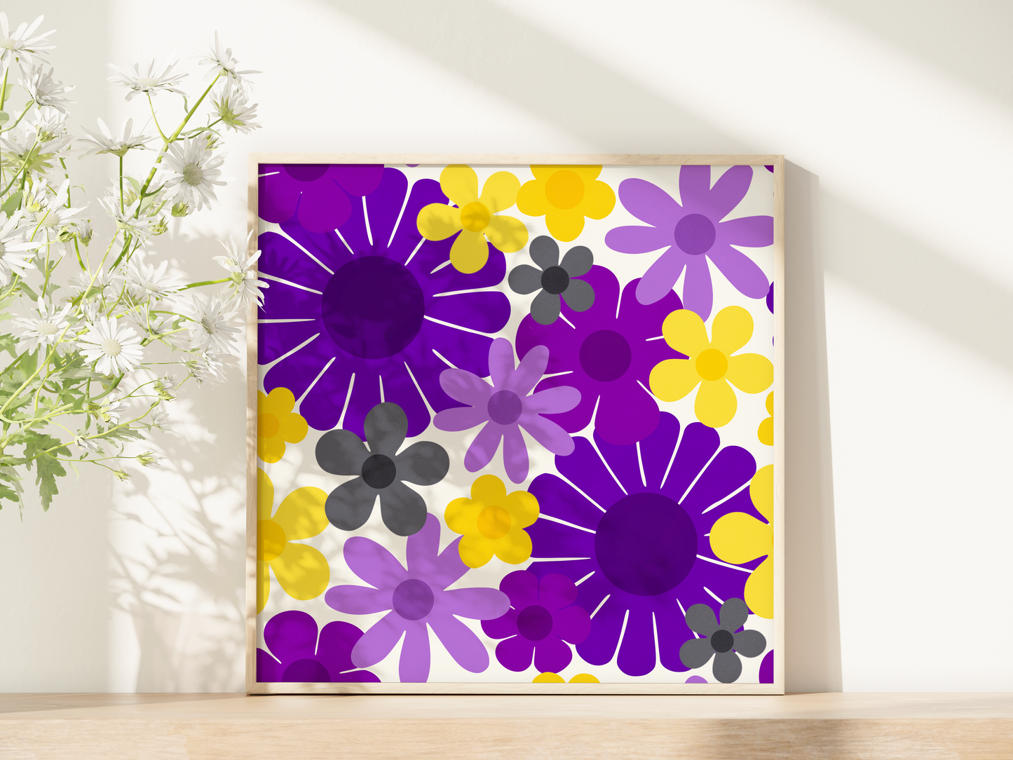 Lavender Lemonade Flower Power Print