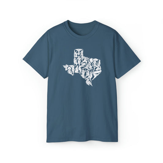 Texas Women Indigo Blue T-Shirt