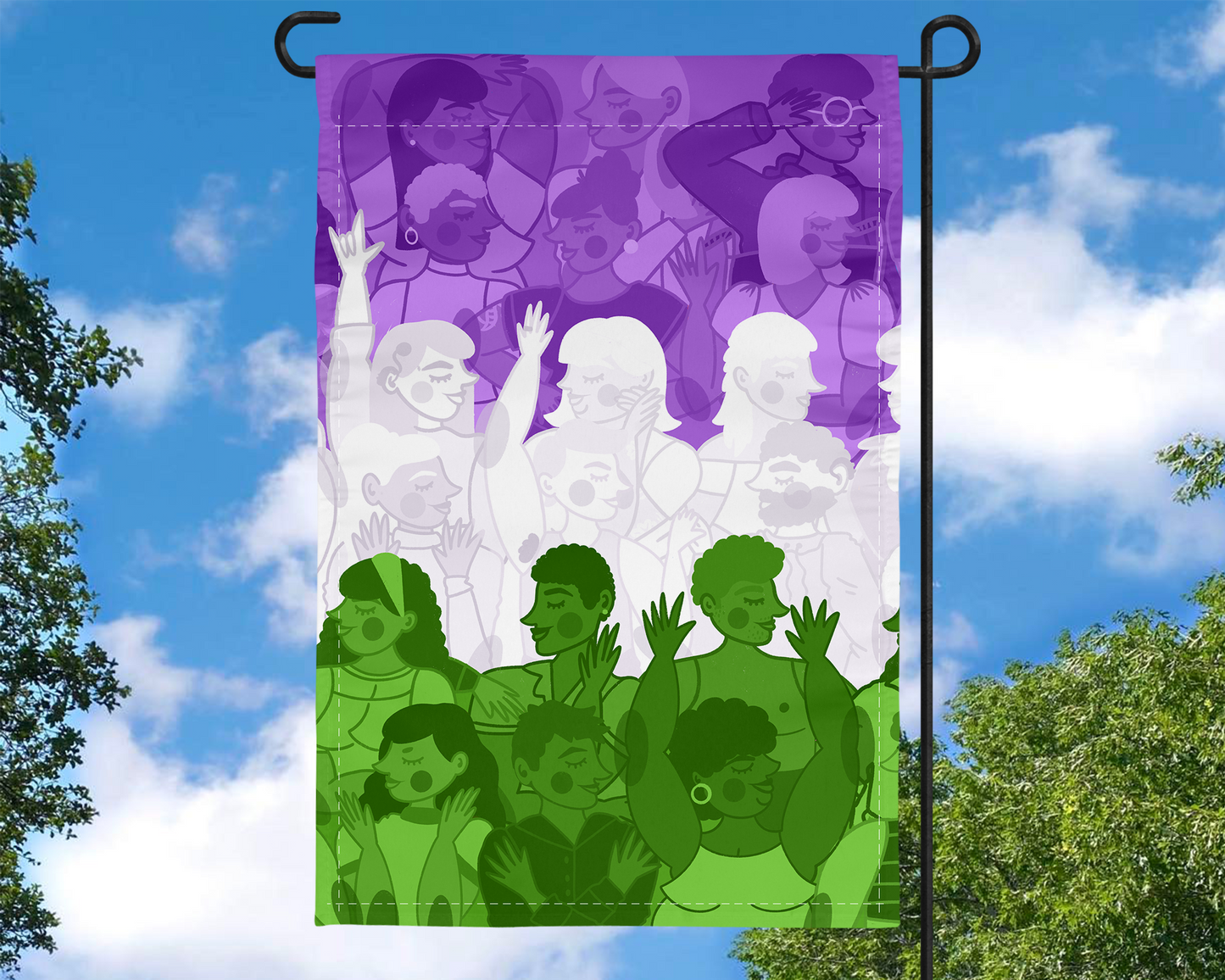 Genderqueer Garden Flag
