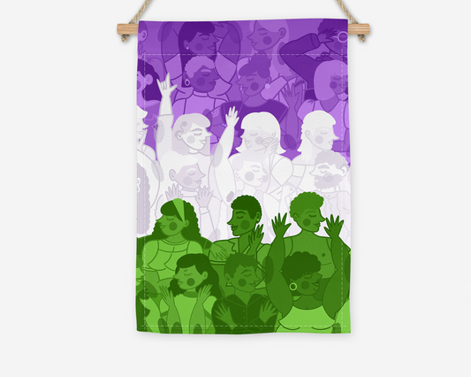 Genderqueer Garden Flag