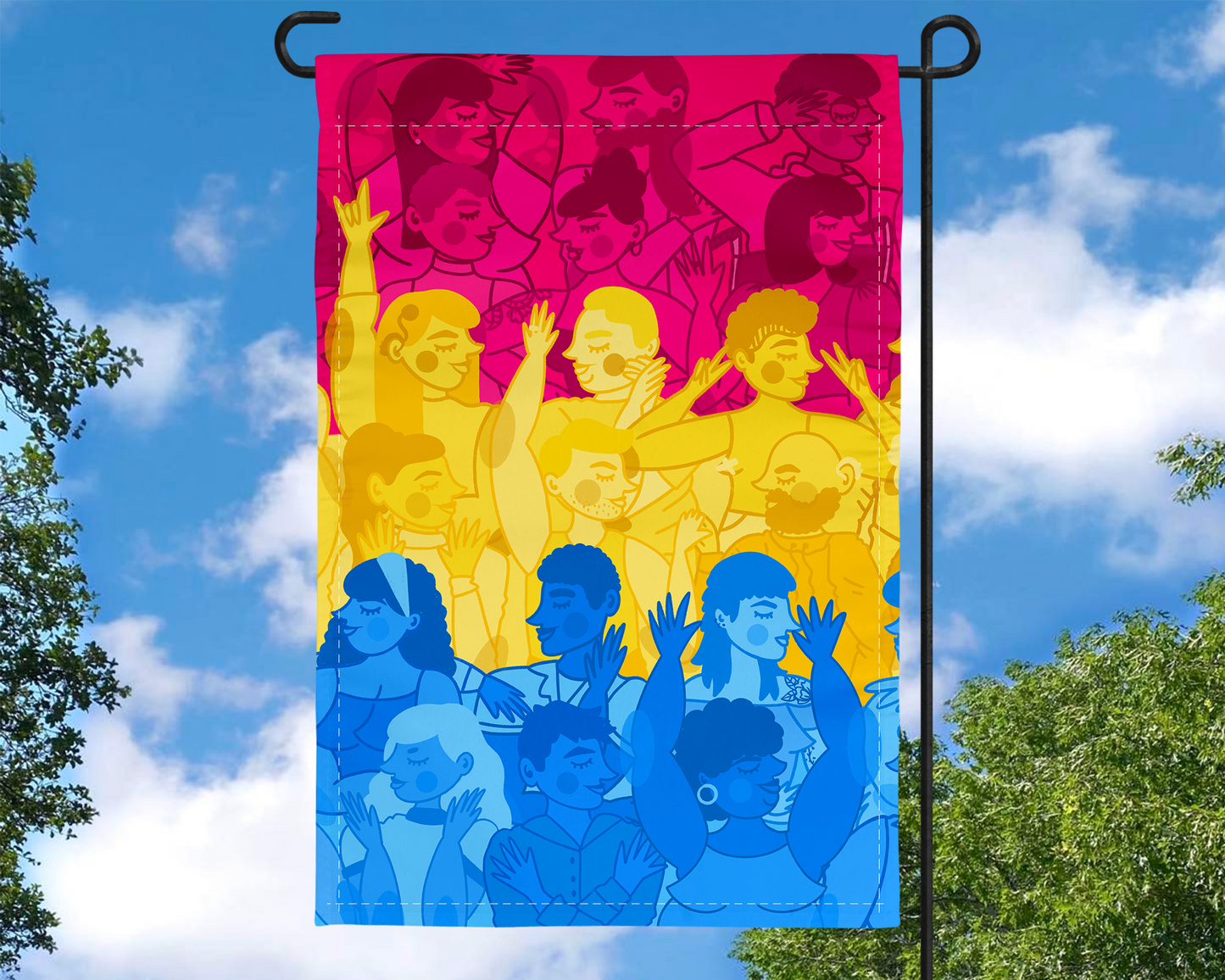 Pansexual Pride Garden Flag