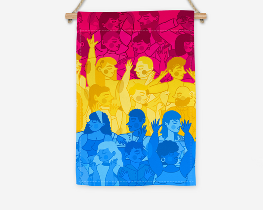 Pansexual Pride Garden Flag