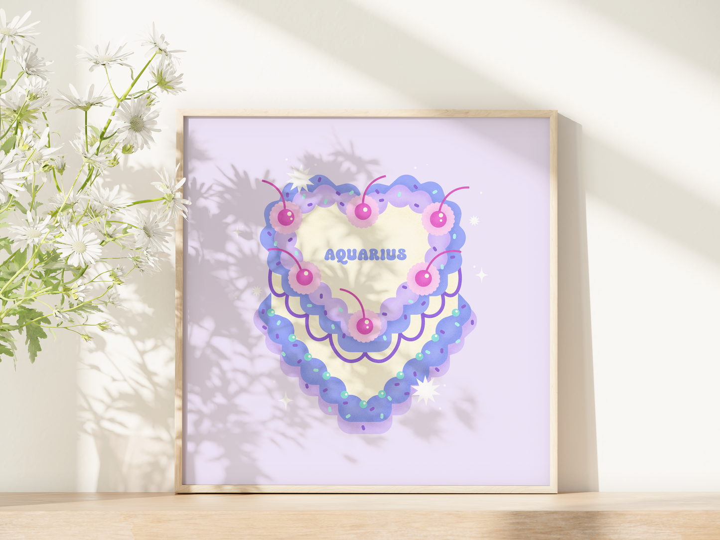 "Aquarius Cake" Print