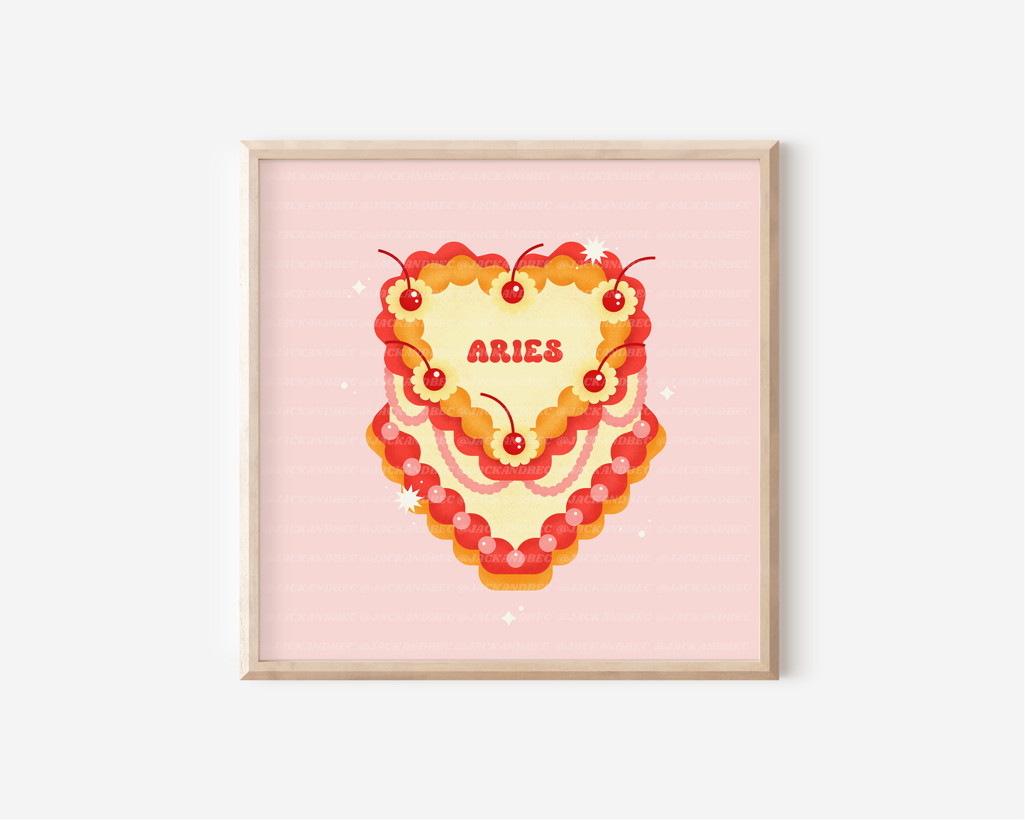 "Aries Cake" Print