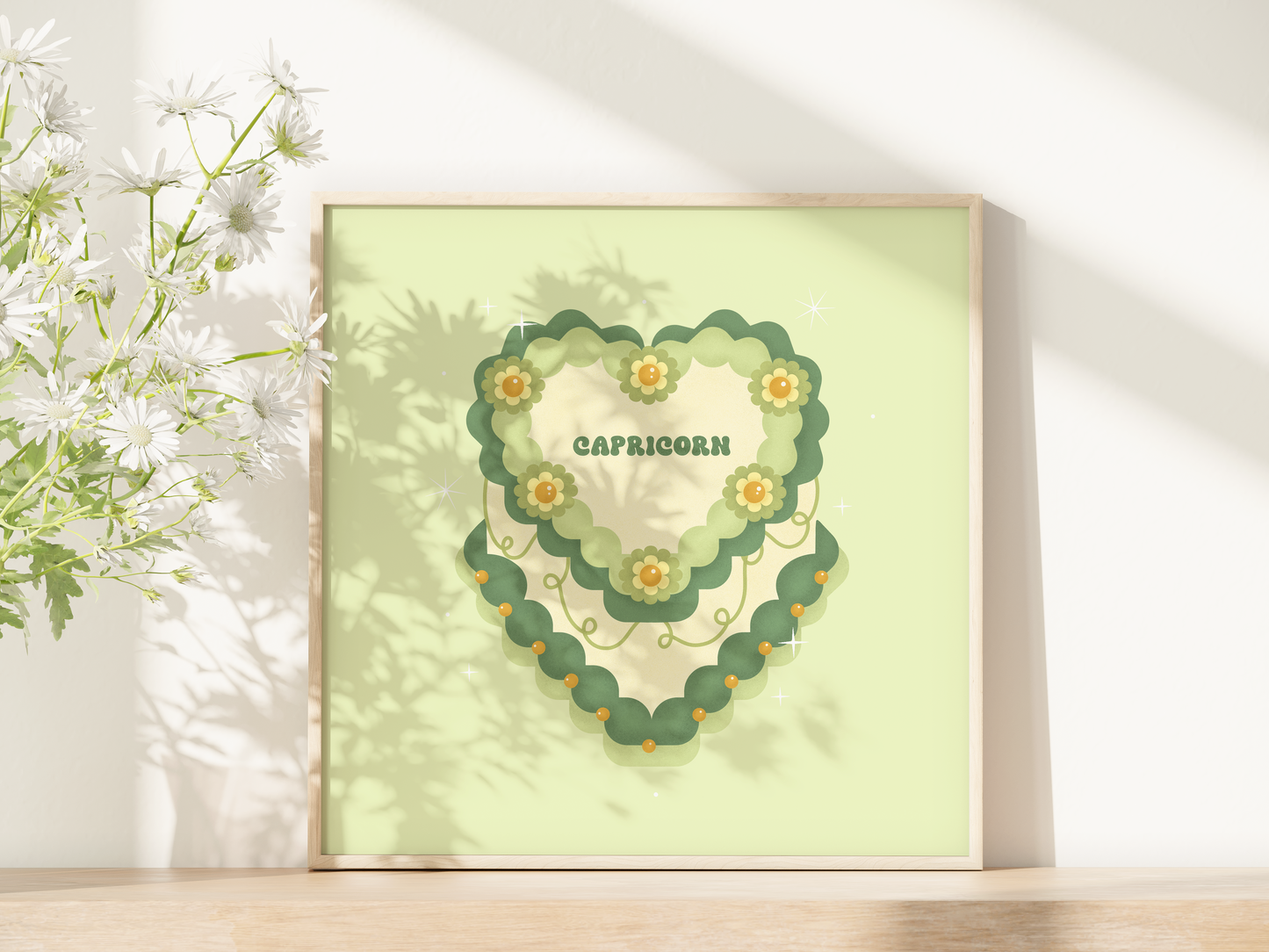 "Capricorn Cake" Print