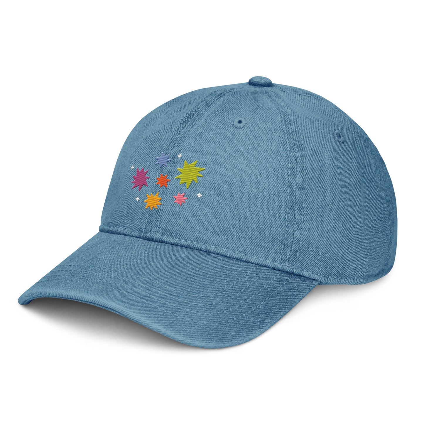 Rainbow Spark Denim Hat