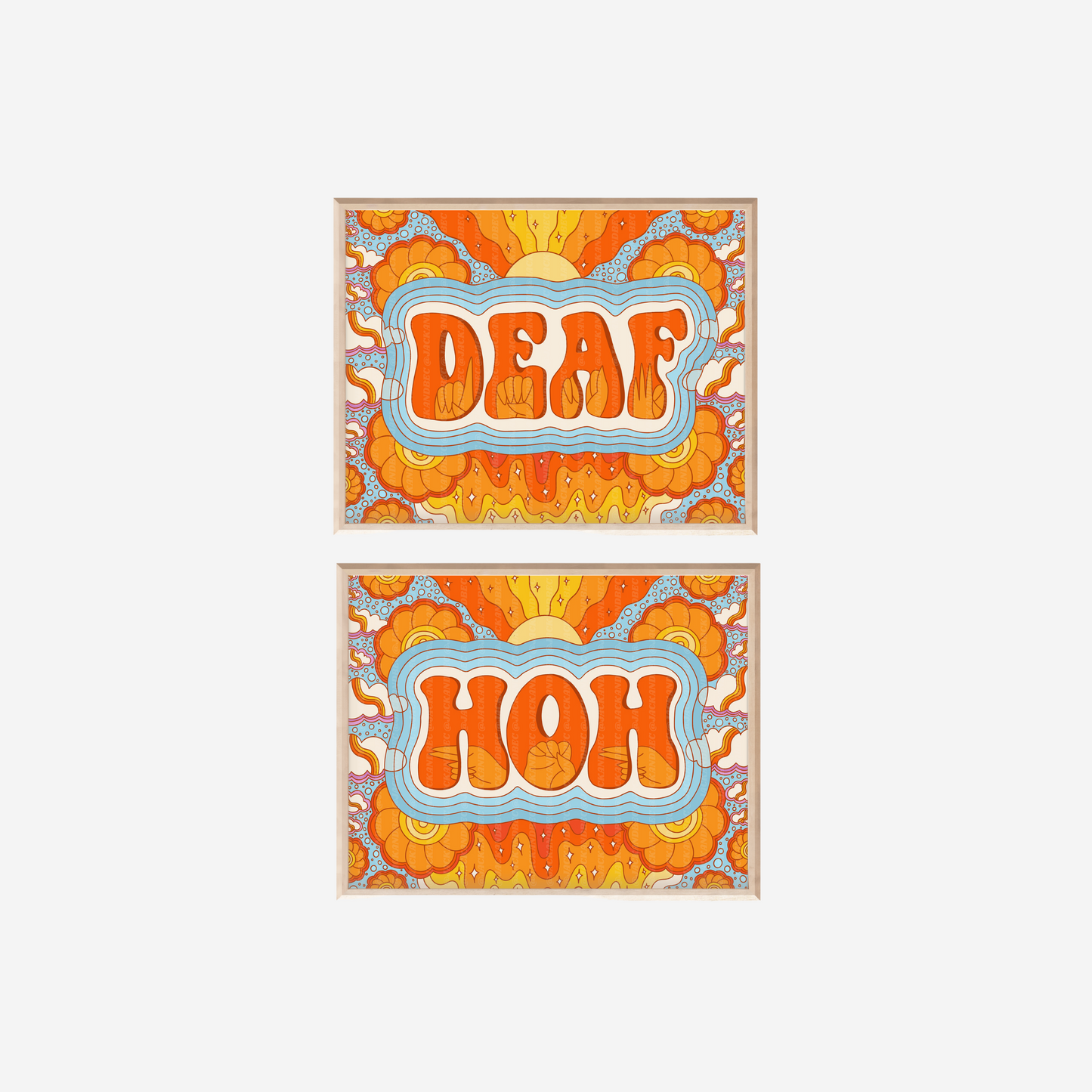 "DEAF" Print