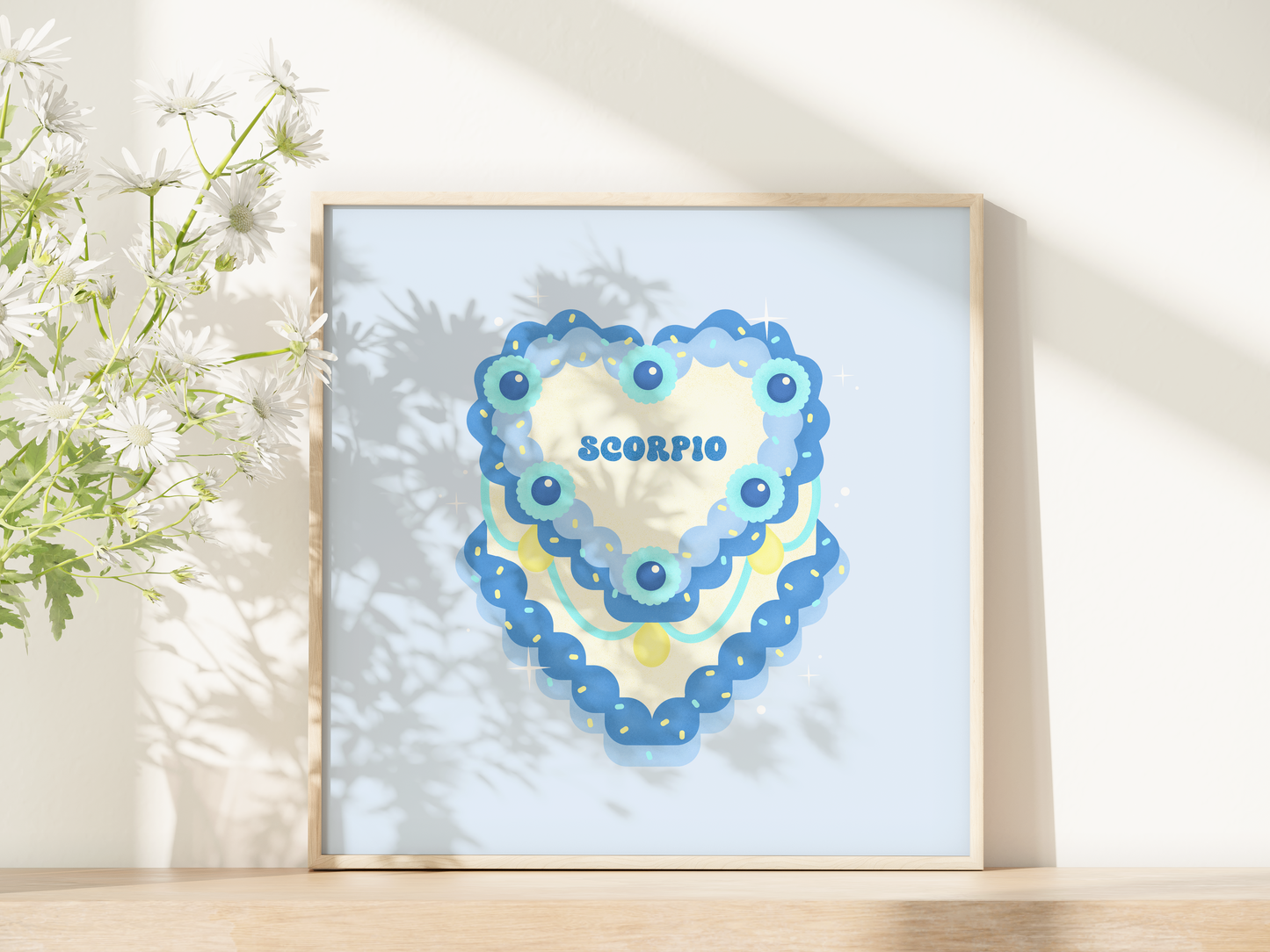 "Scorpio Cake" Print