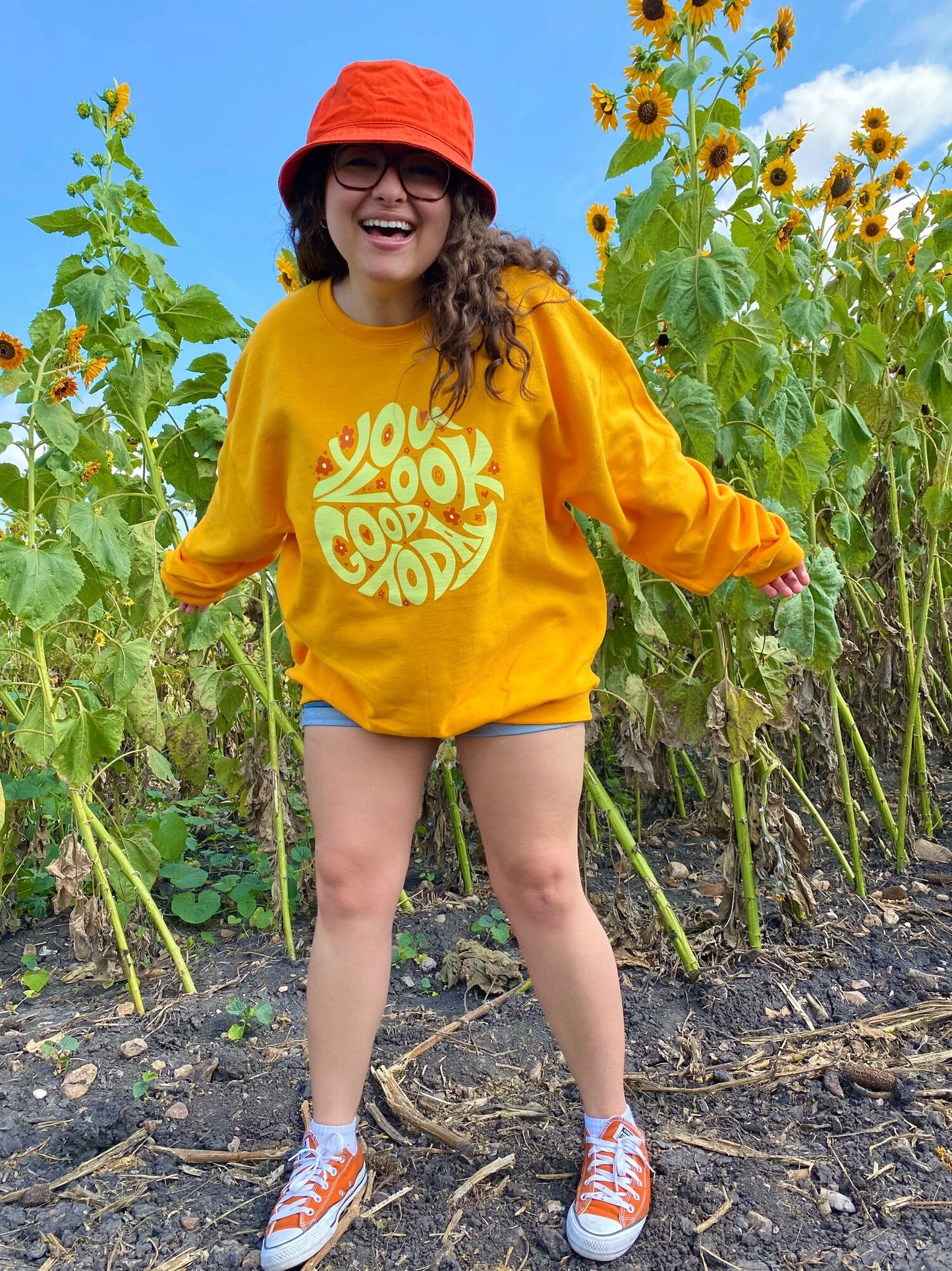 You Look Good Today Crewneck