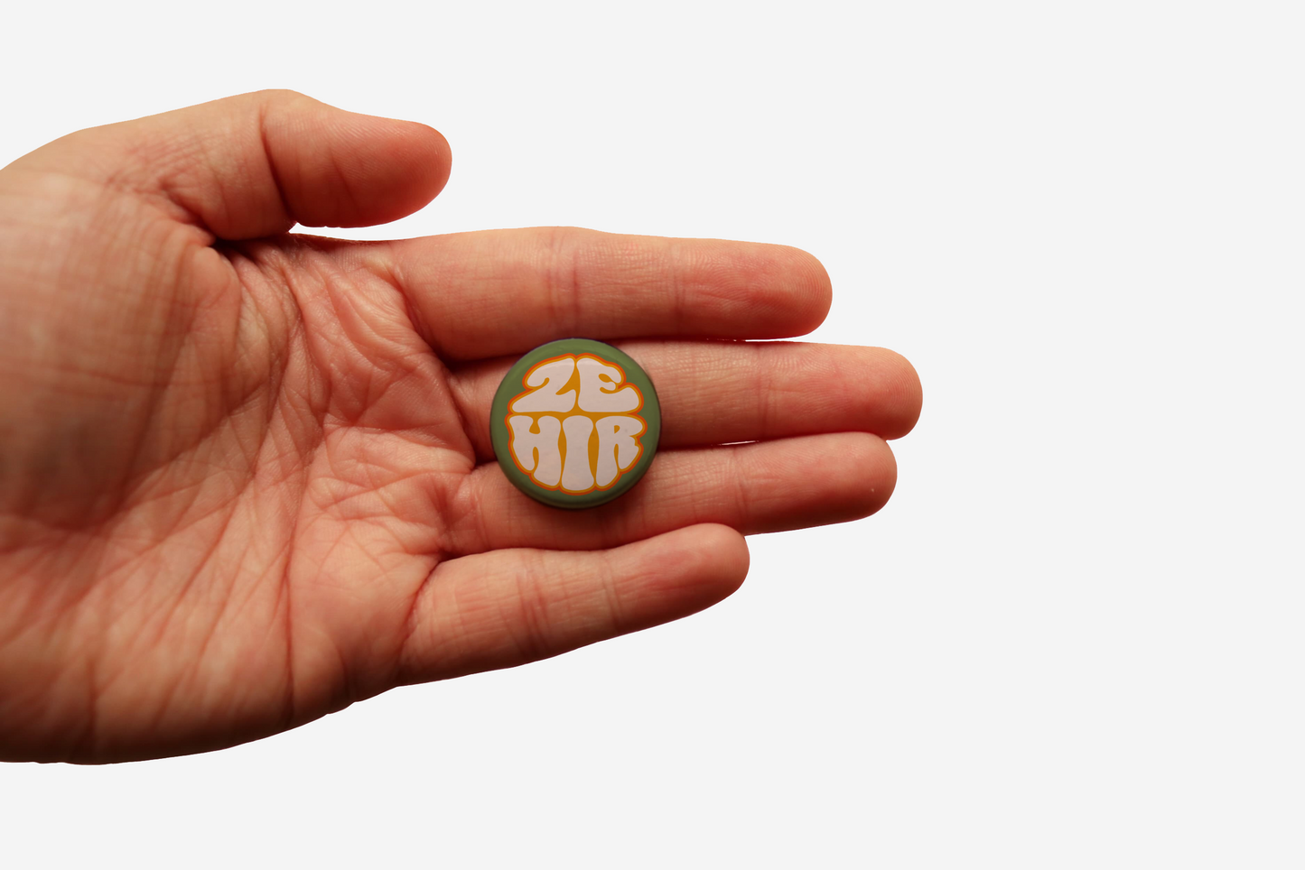 Ze/Hir Pronoun Button