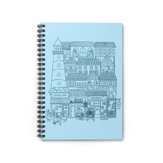 Locals of MV Ruled Line Spiral Notebook