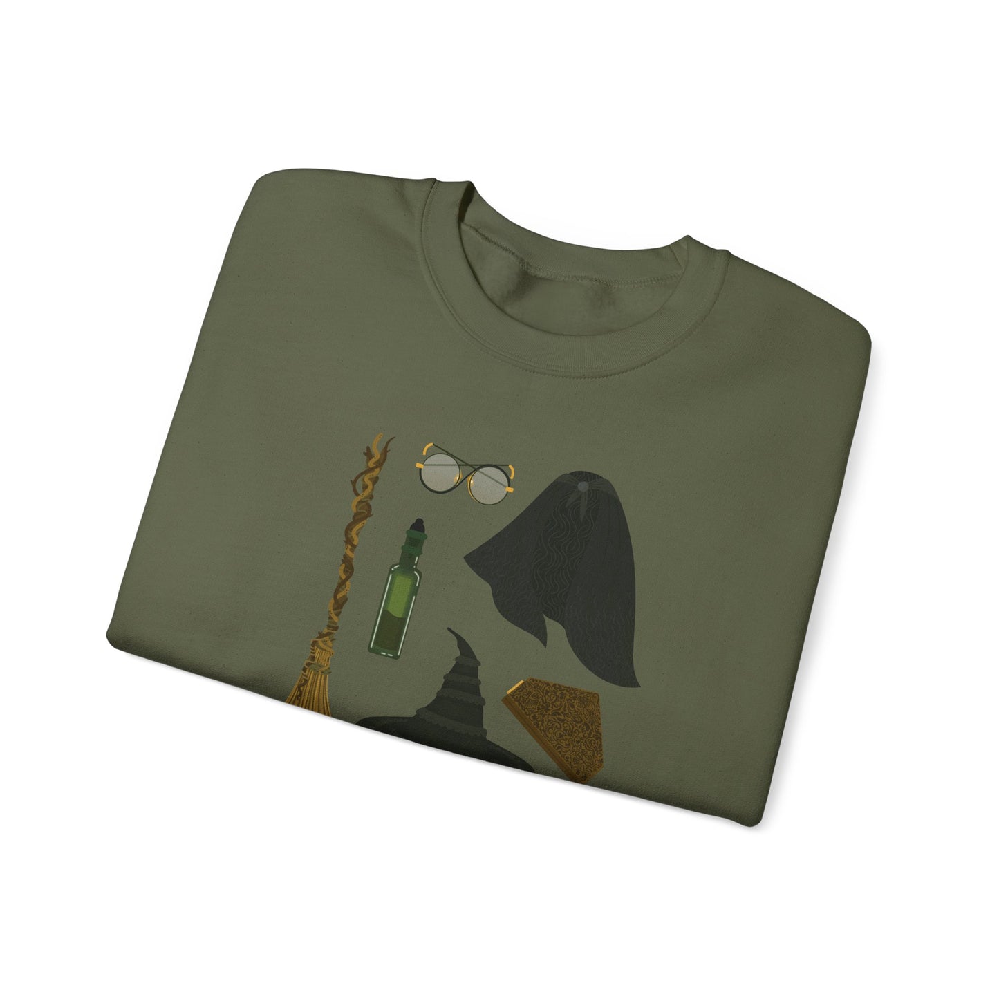 Green Witch Crewneck Sweatshirt