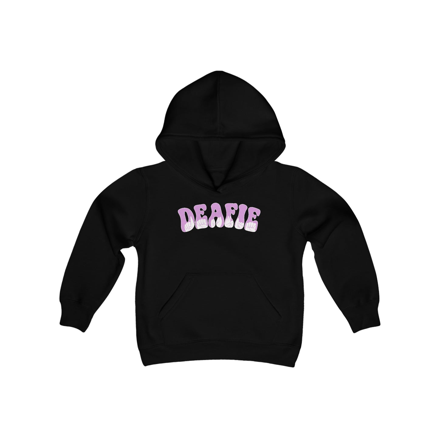 Deafie Youth Heavy Blend Hooded Sweatshirt