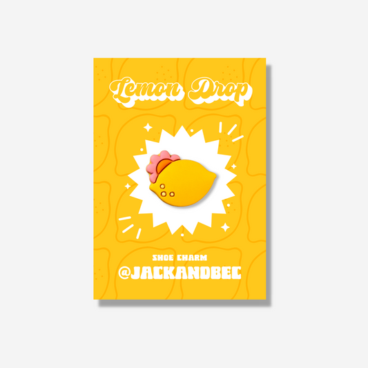 Lemon Drop Fruit Snack Shoe Charm