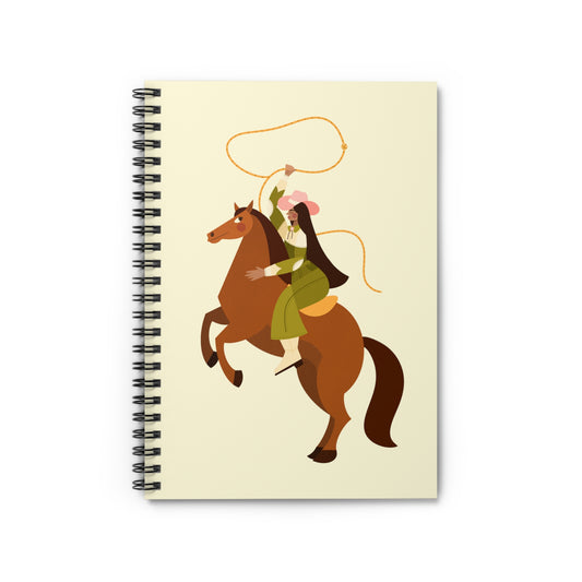 Horse Girl Spiral Notebook Ruled Journal