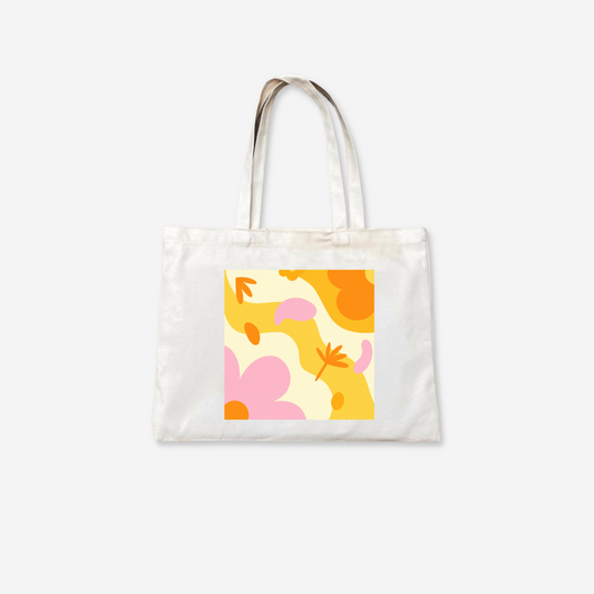 In the Air Hand-Painted Tote Bag