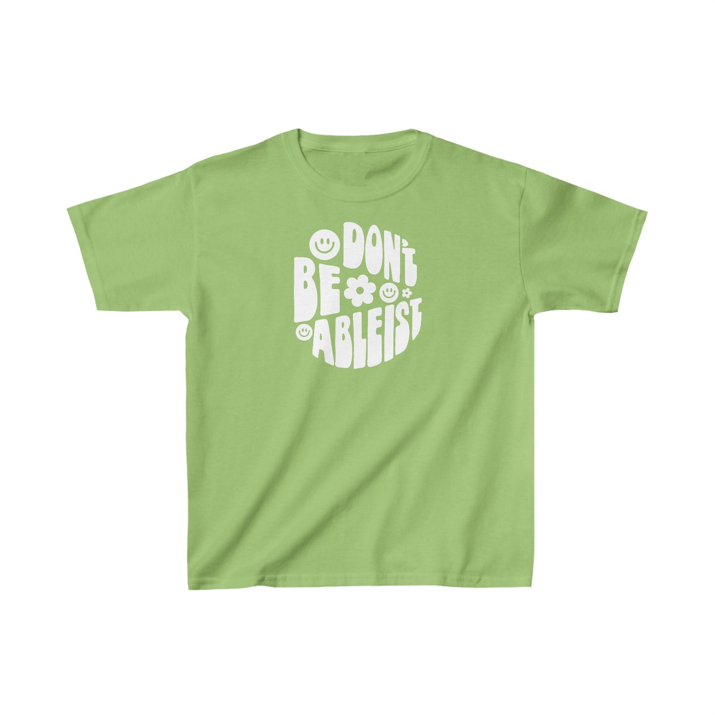 Don't Be Ableist Kids Heavy Cotton T-Shirt