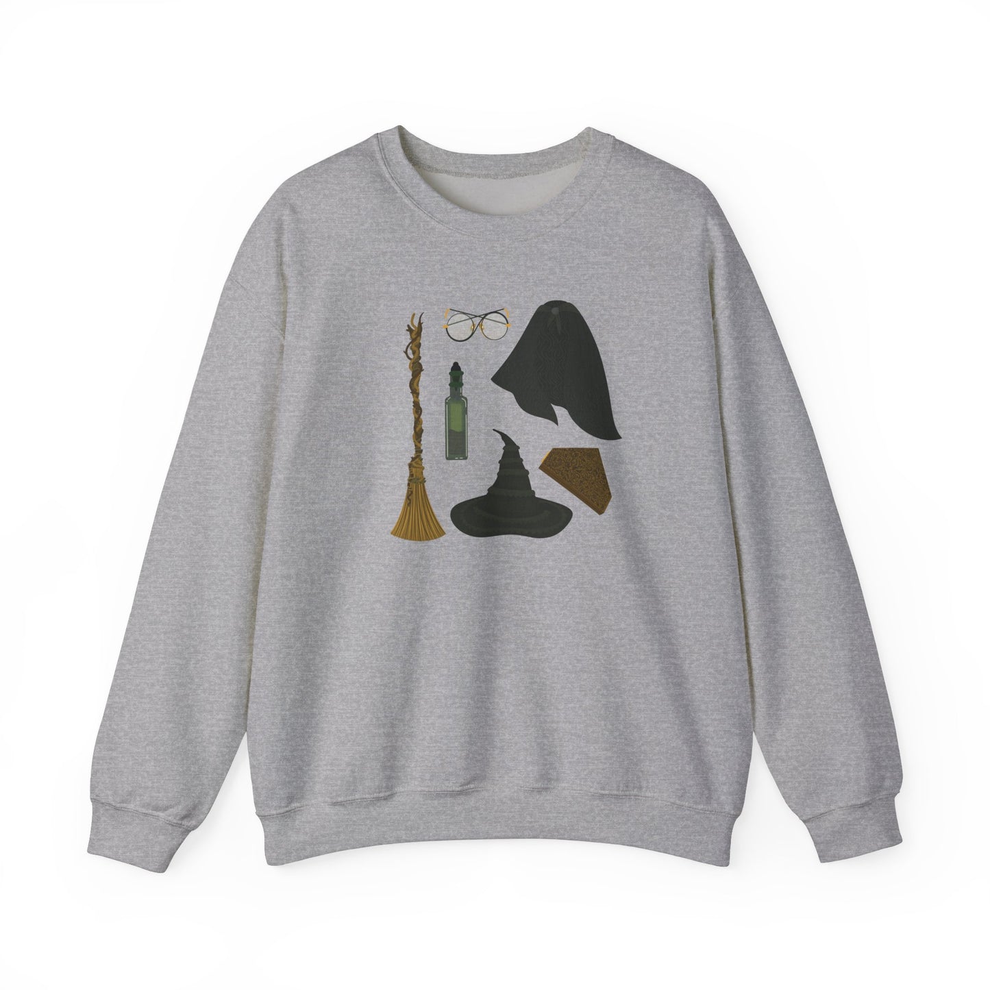 Green Witch Crewneck Sweatshirt