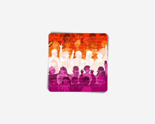 Lesbian Pride Sticker