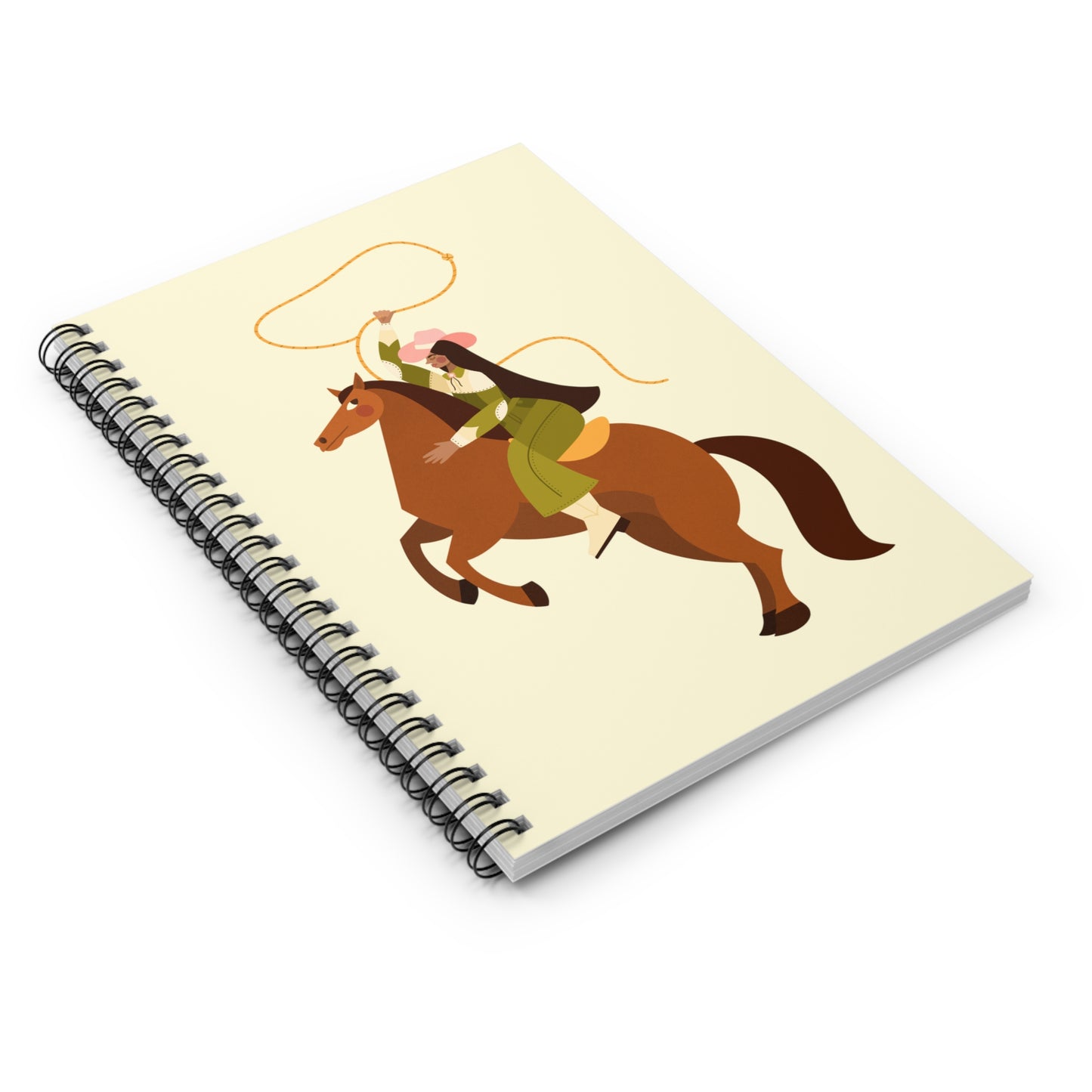 Horse Girl Spiral Notebook Ruled Journal