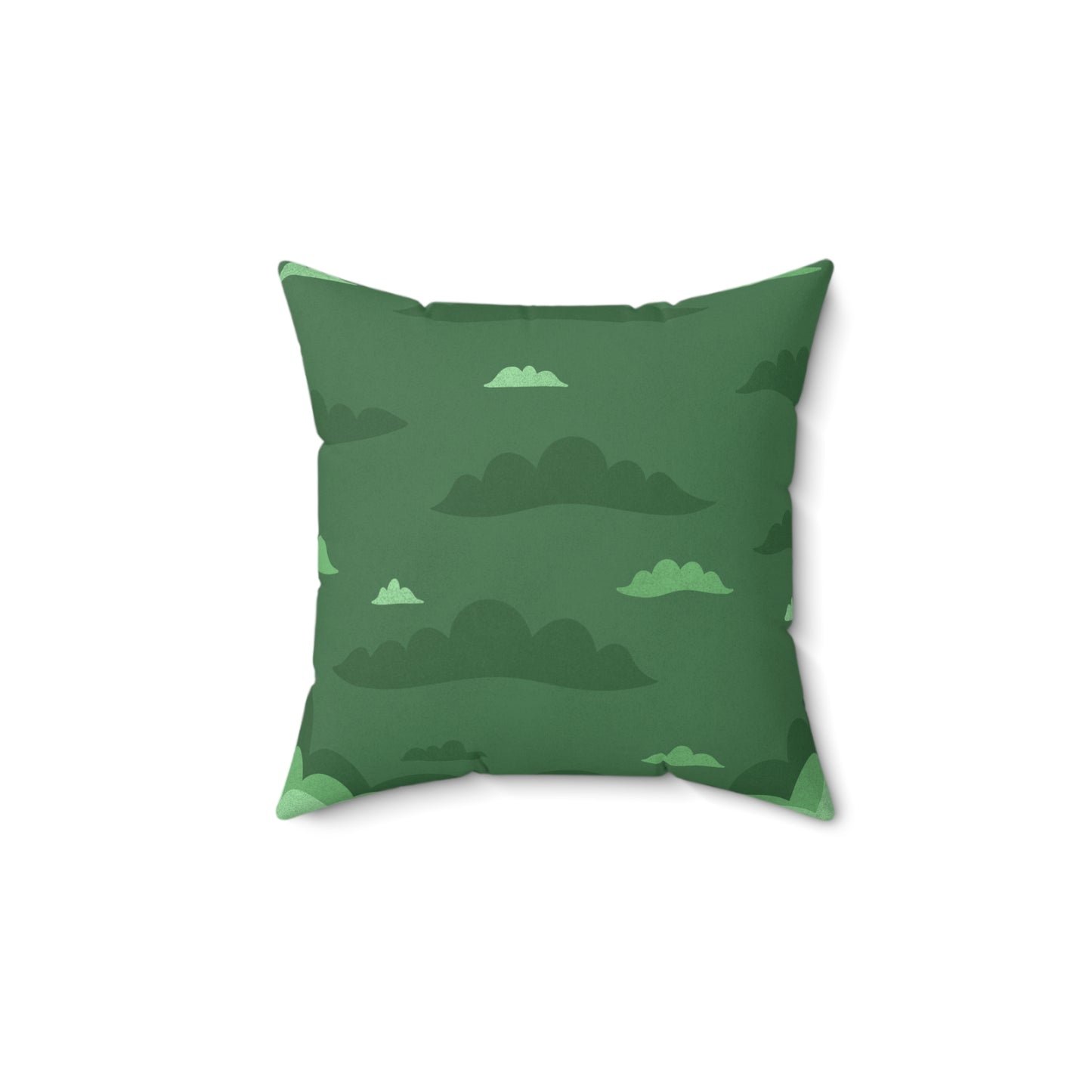 Green Witch Square Pillow