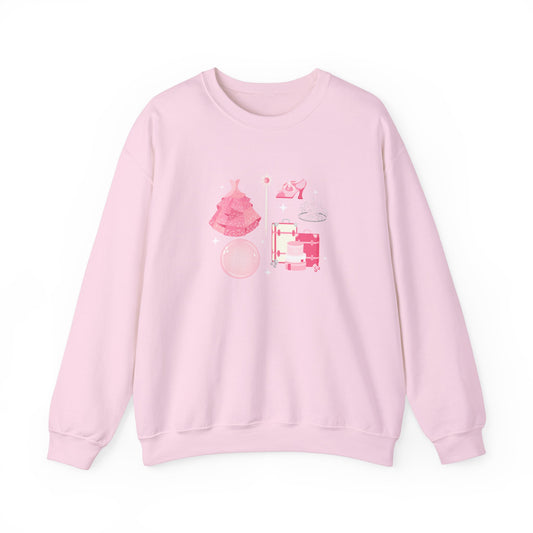 Pink Witch Crewneck Sweatshirt