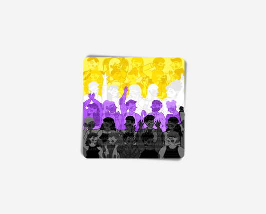 Enby/Nonbinary Pride Sticker