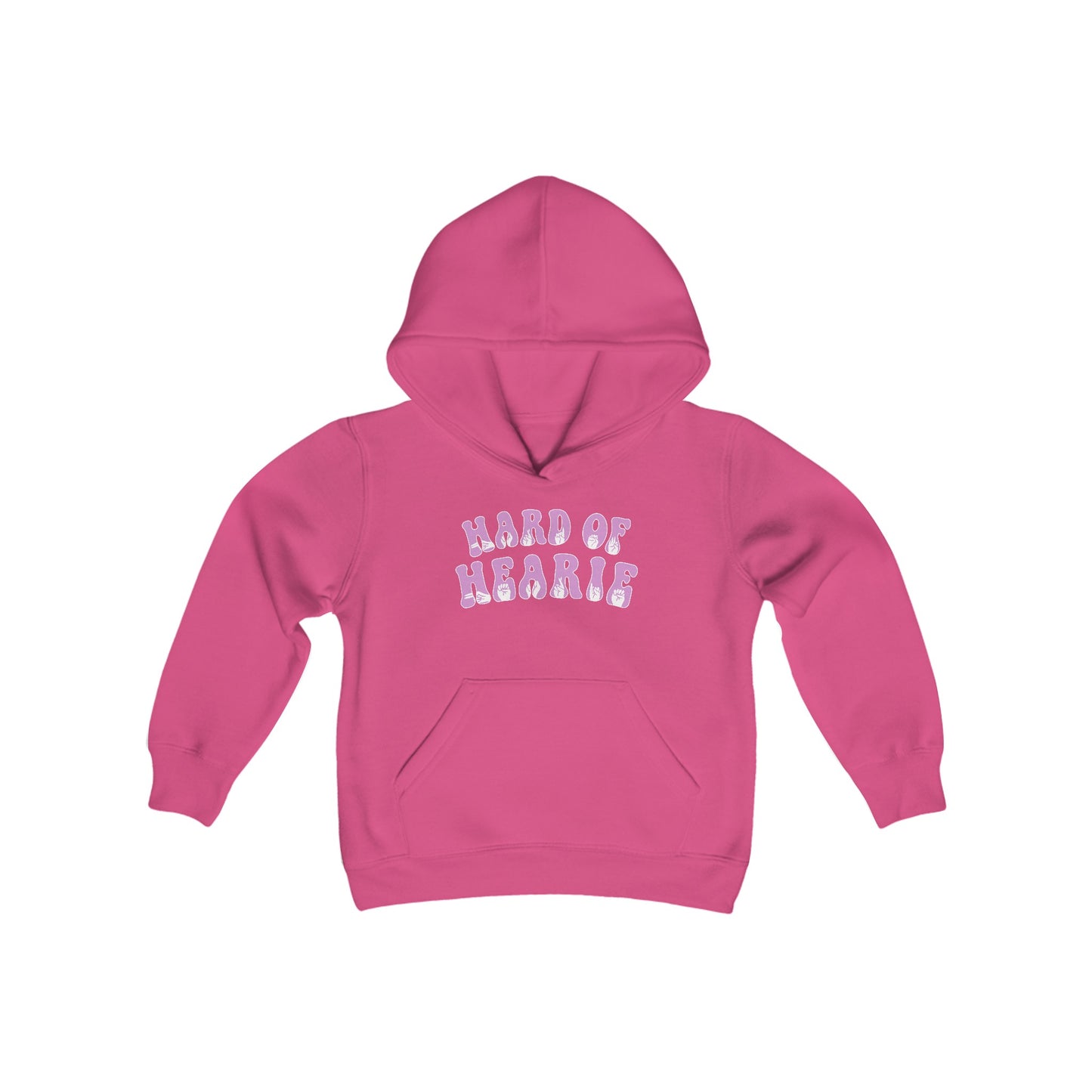 Hard of Hearie Youth Heavy Blend Hooded Sweatshirt