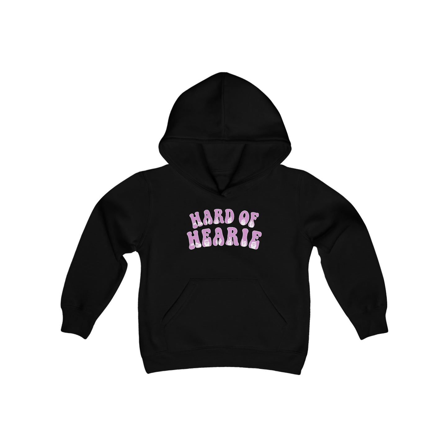 Hard of Hearie Youth Heavy Blend Hooded Sweatshirt