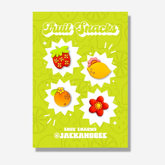 Fruit Snacks Shoe Charm Set