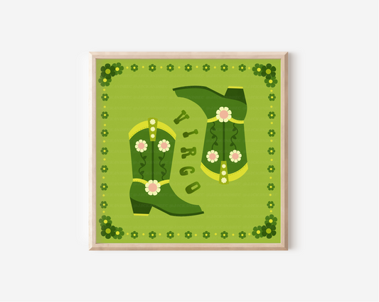 "Virgo Boots" Print (Copy)