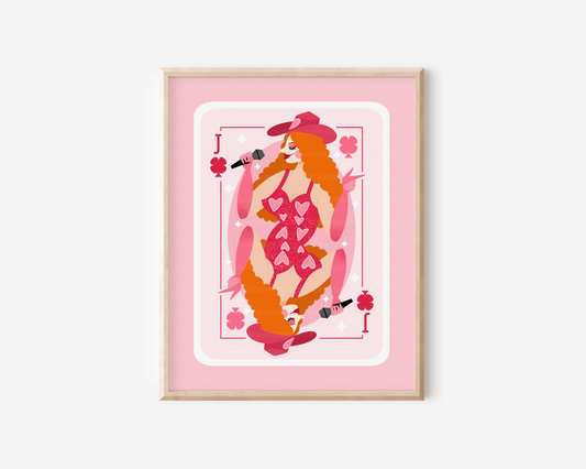 Pink Pony Pop Girlie Print