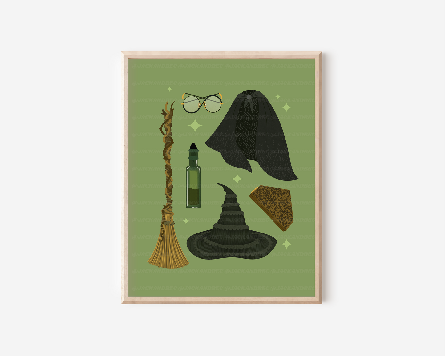 "Green Witch" Print