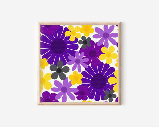 Lavender Lemonade Flower Power Print