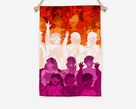 Lesbian Pride Garden Flag