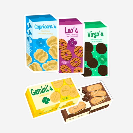 Zodiac Cookies Vinyl Sticker
