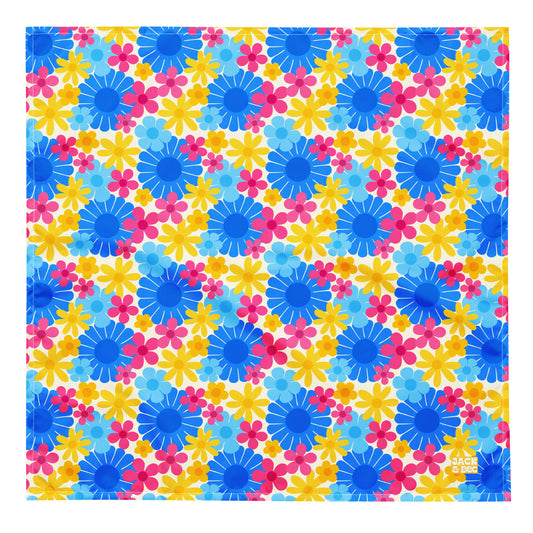 Seaside Flower Power Bandana